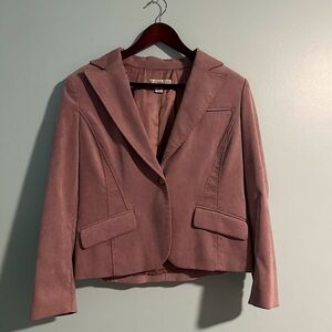 Petite Sophisticate Lavender Corduroy Blazer Jacket